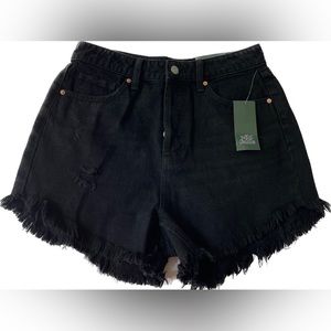 wild fable Highest Rise Shorts in Black